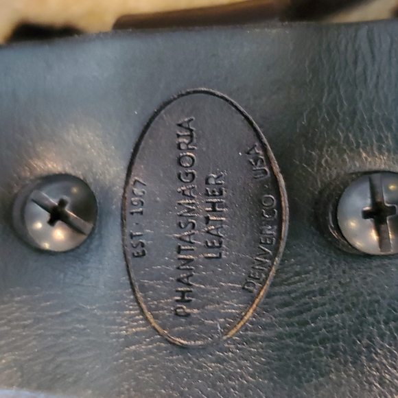 Phantasmgoria Vintage Leather Belt "Joey II" Size 40 - Picture 4 of 8